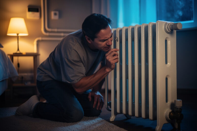 Bruit de clapotis dans un radiateur éteint : que faire ?