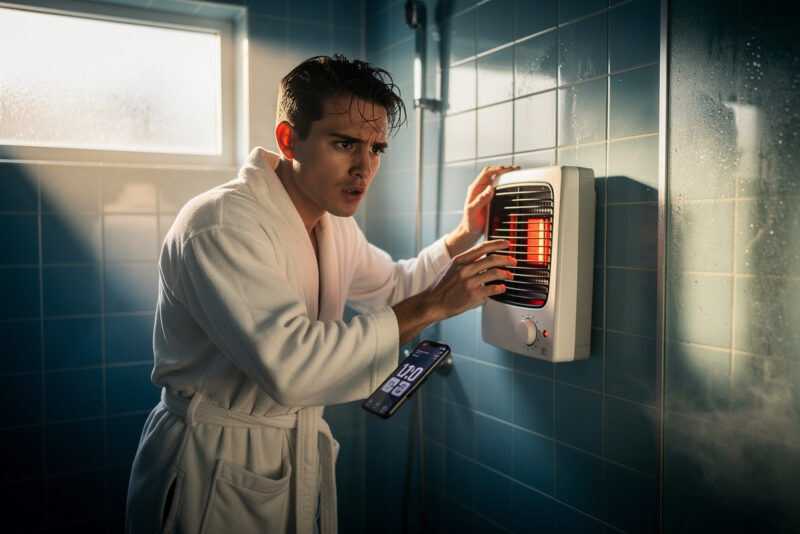 Radiateur soufflant salle de bain : pourquoi s'éteint-il après 2 min ?