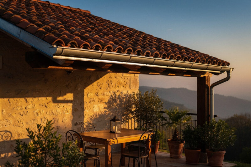 Auvent de terrasse en tuile : guide complet, erreurs et budget