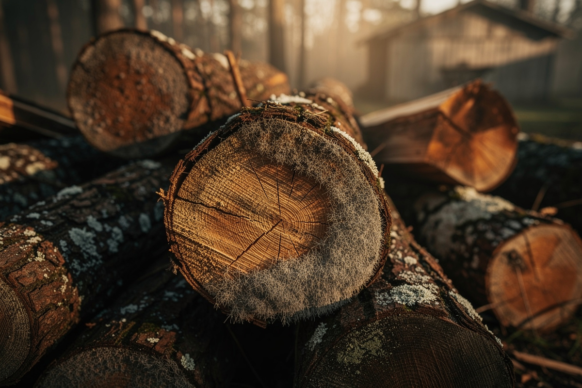 Mérule sur bois de chauffage : vrai danger ou simple moisissure ?