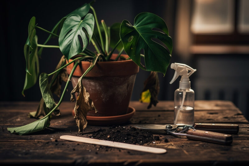 Monstera à feuilles molles : la méthode de triage pour le sauver