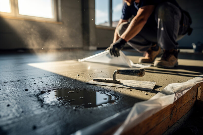 Quel est le temps de séchage d’une dalle béton de 5 cm ?