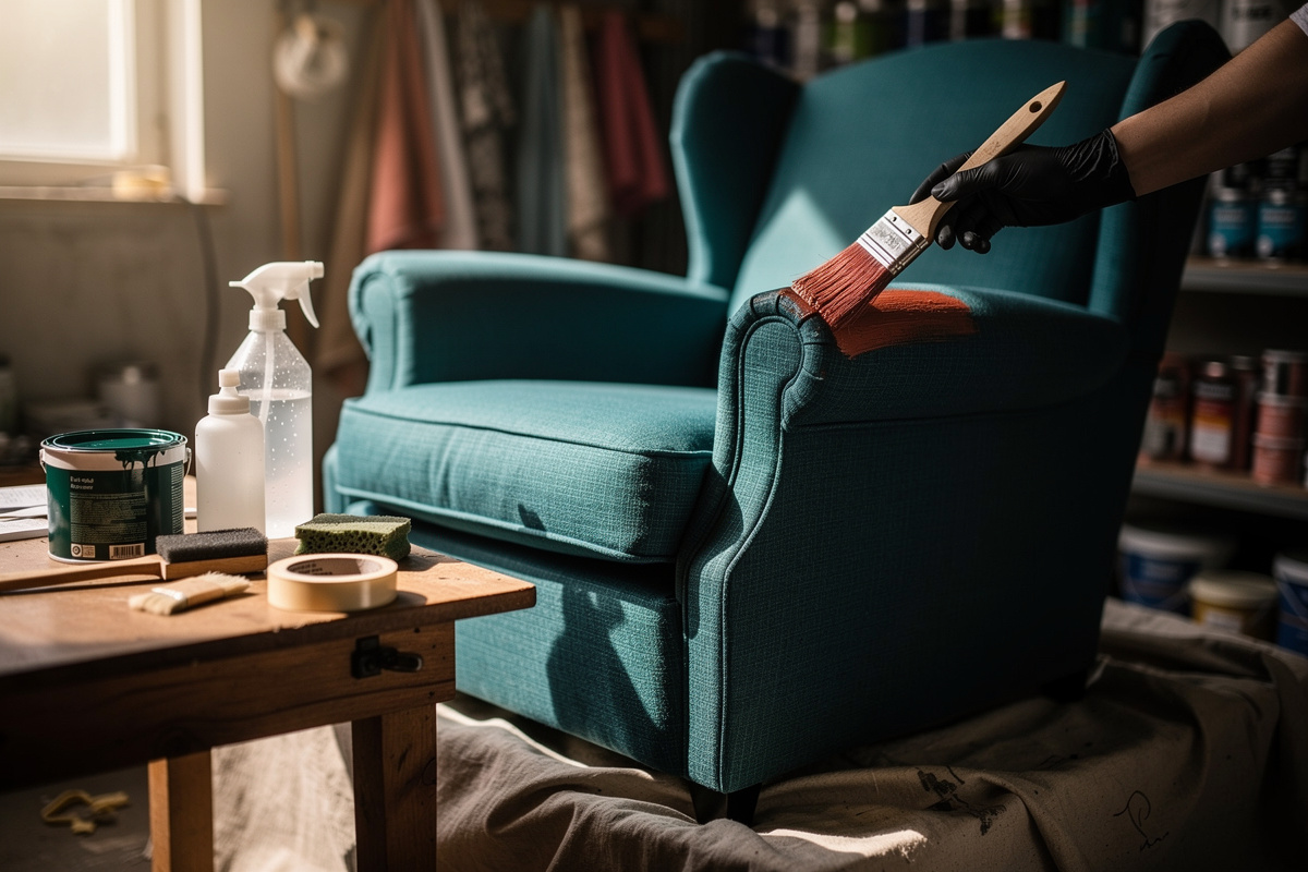 Peindre un fauteuil en tissu : tutoriel complet et astuces pro